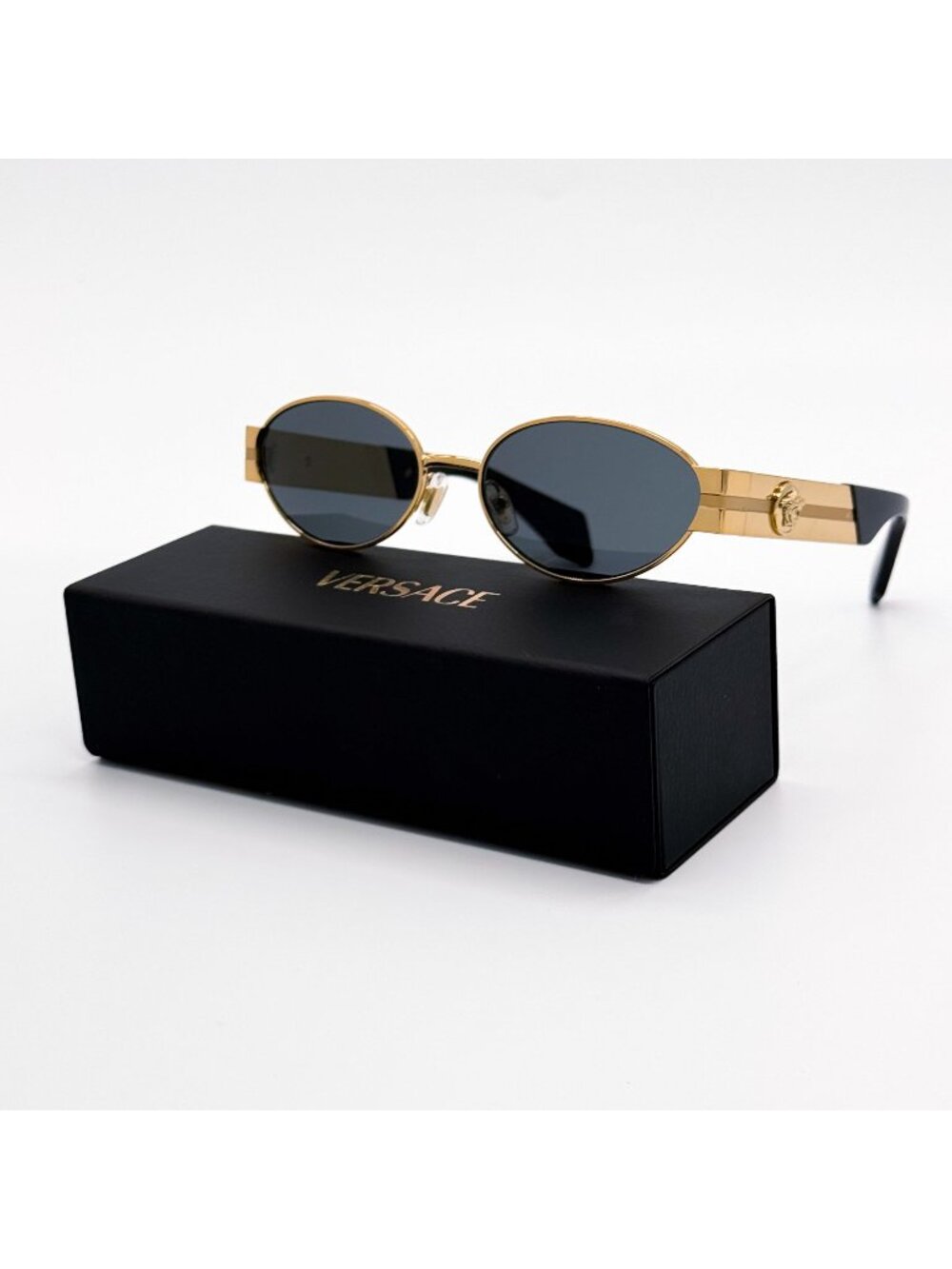 New Versace VE2301 1523/87 Unisex Oval Sunglasses